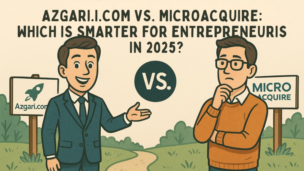 Azgari.com vs. MicroAcquire: Which Is Smarter for Entrepreneurs in 2025?