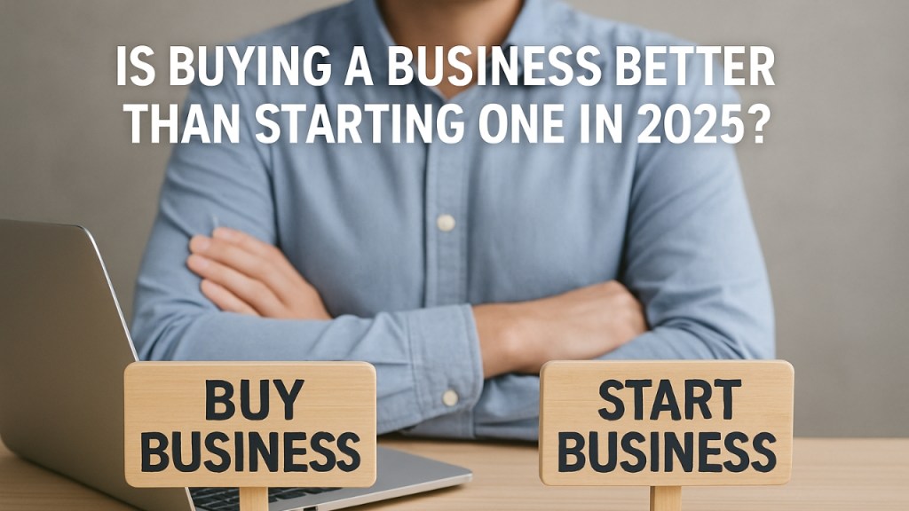 Is Buying a Business Better Than Starting One in 2025?